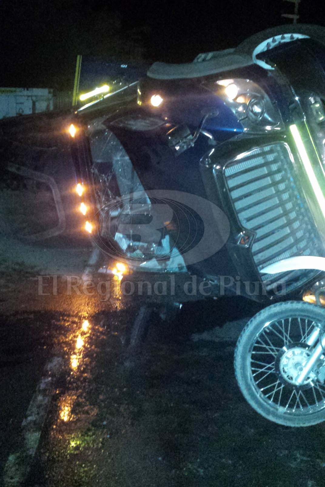 Un herido en accidente de tránsito en carretera Salitral - Sullana - El Regional