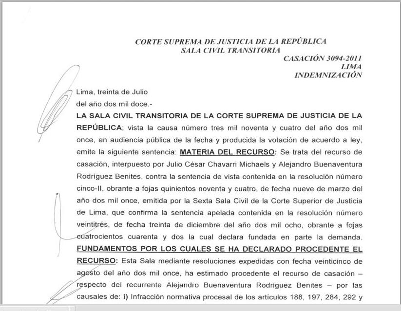 Sentencias Judiciales