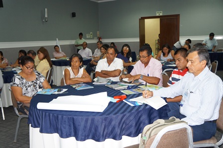 docentes en trabajos de grupos