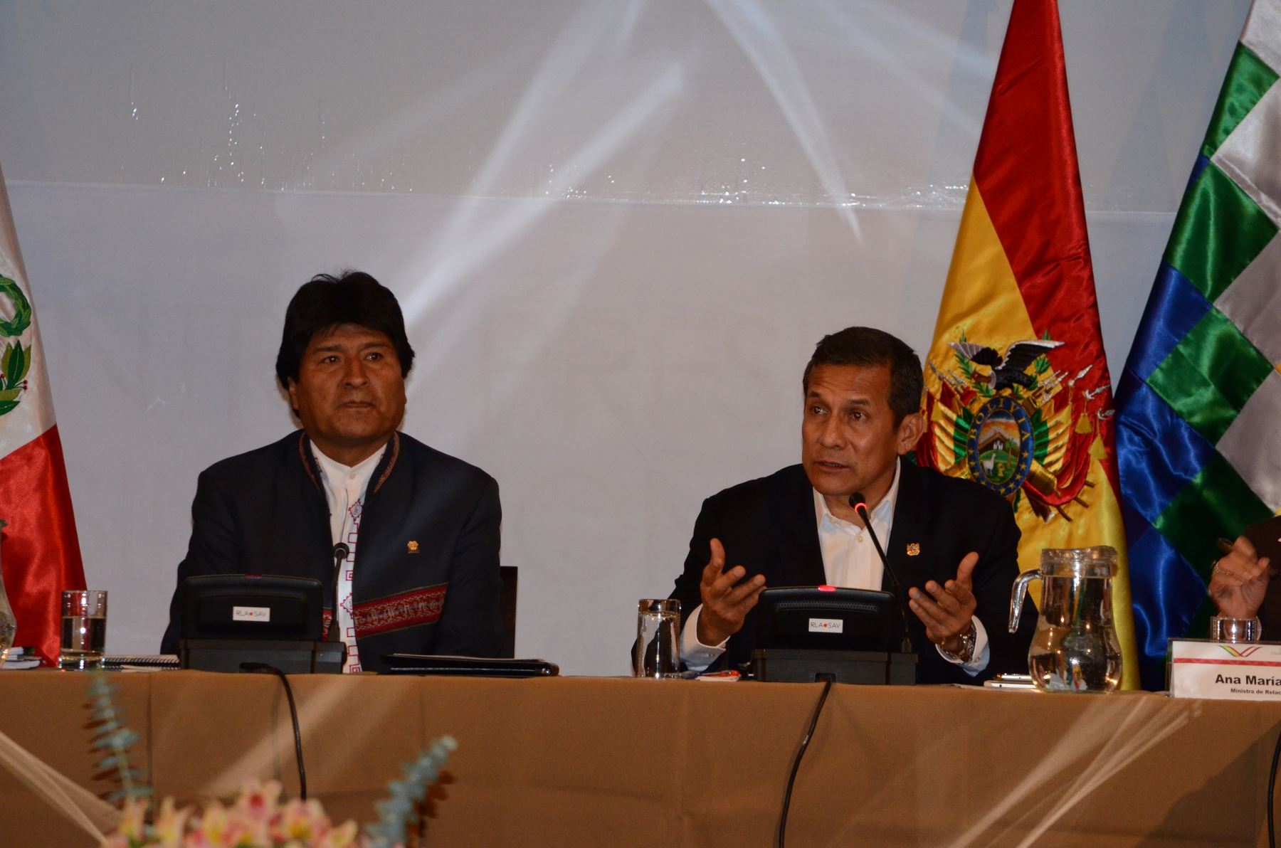 Evo Morales y Ollanta Humala