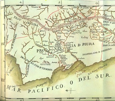mapa de la provincia de Piura