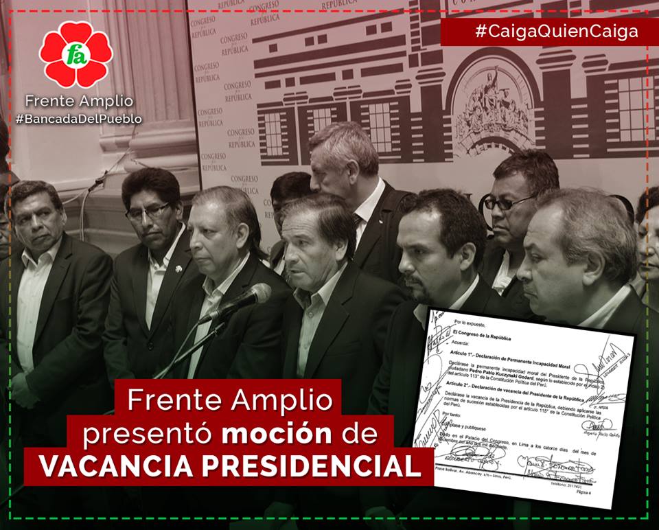 Frente Amplio Vacancia