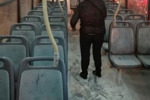 bus incendiado