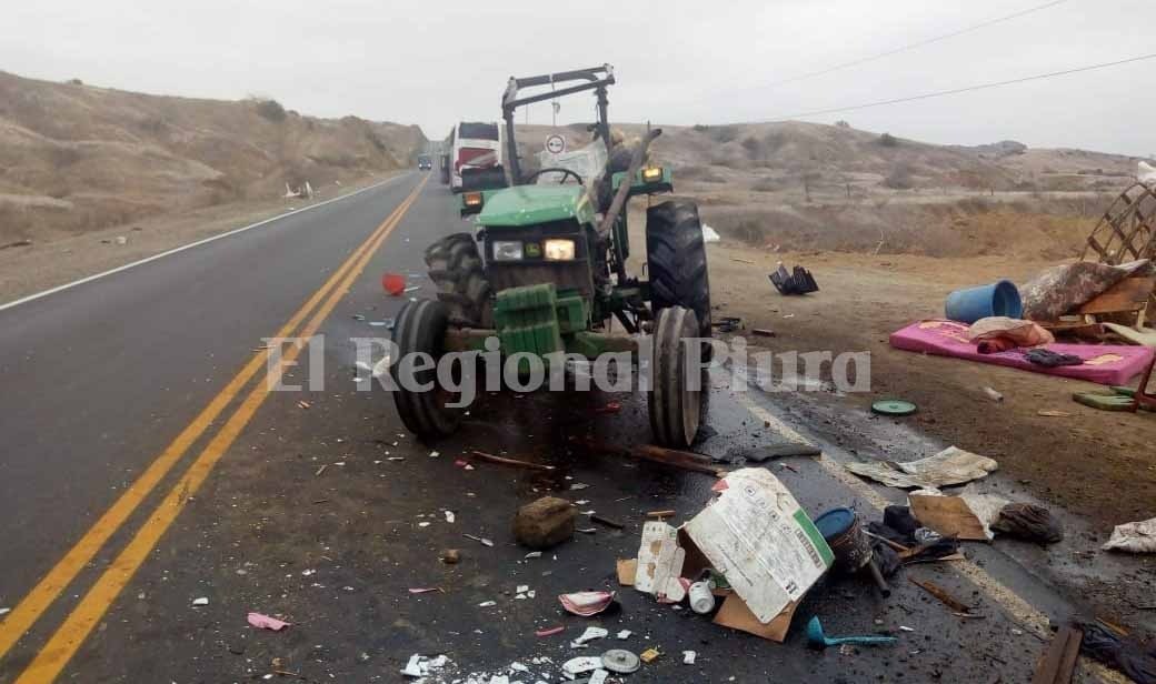 Tractor Accidente Sullana