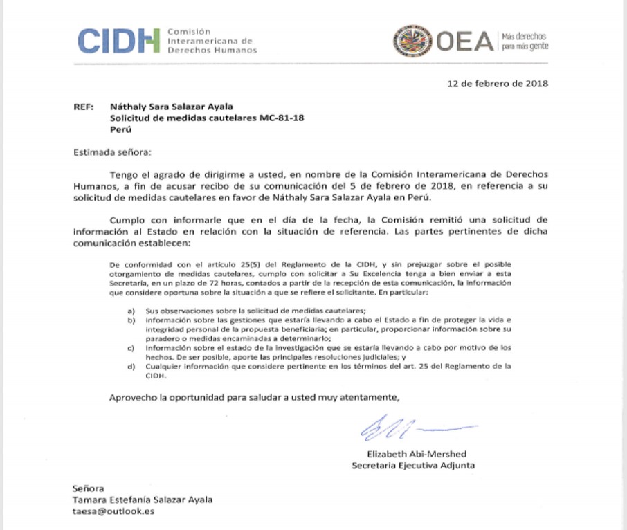 CIDH Nathaly