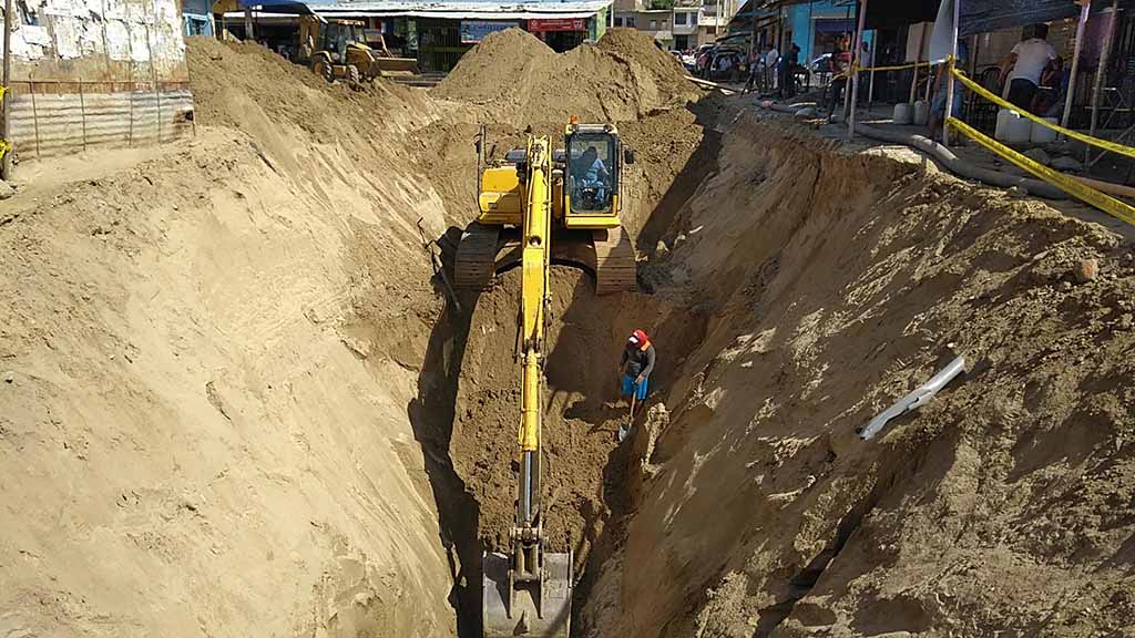 trabajos saneamiento