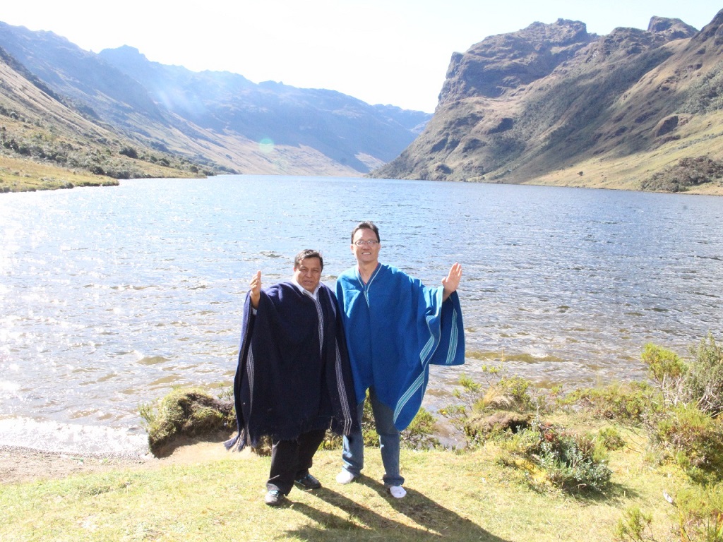 Candidatos Leonidas Huayama Neira y Félix Chang Apuy