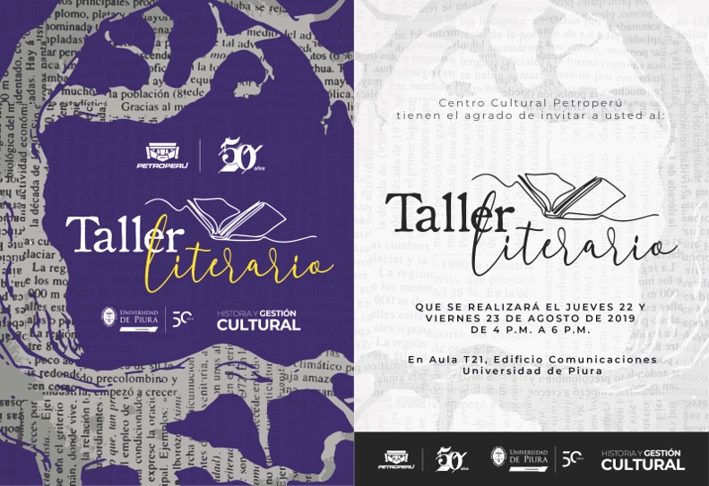 Taller literario se realizará en Udep