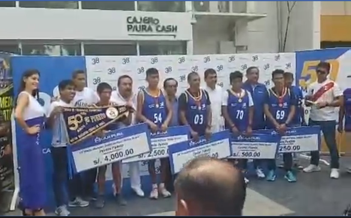 Daverso Ramos Acevedo, ganador de categoría adultos varones