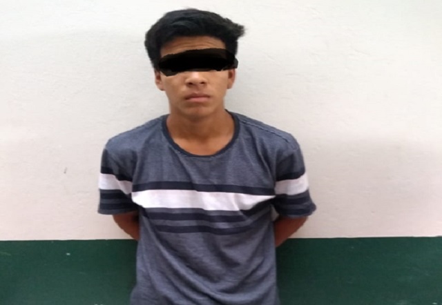 Menor acusado de robo agravado