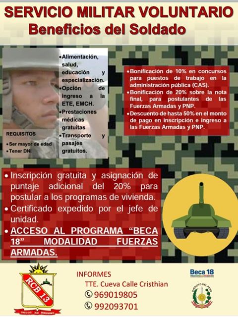 Convocatoria al Servicio Militar Voluntario