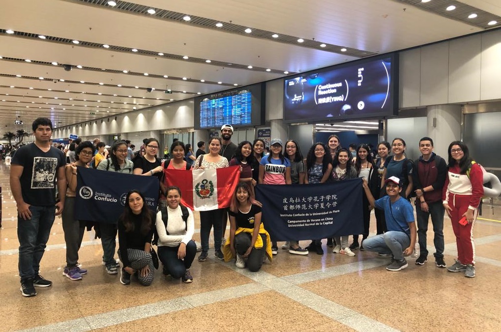 Estudiantes piuranos llegan a China para participar en campamento de verano