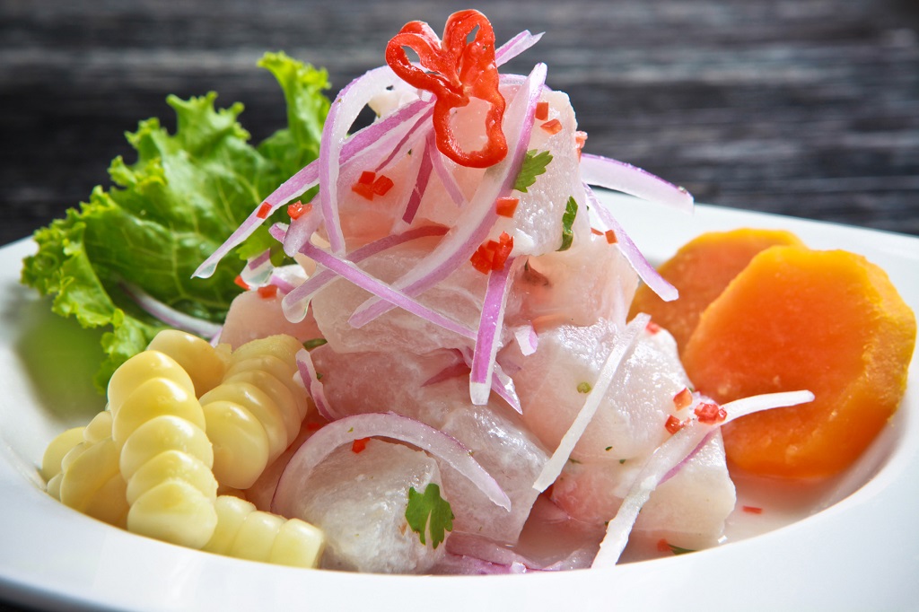 Ceviche plato pescado