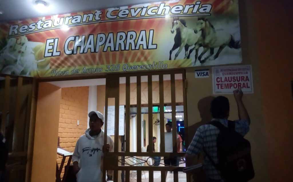 clausuran discoteca el chaparral