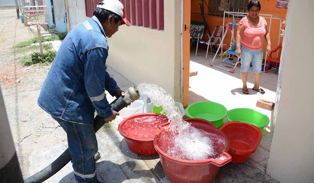 distribucion agua sullana