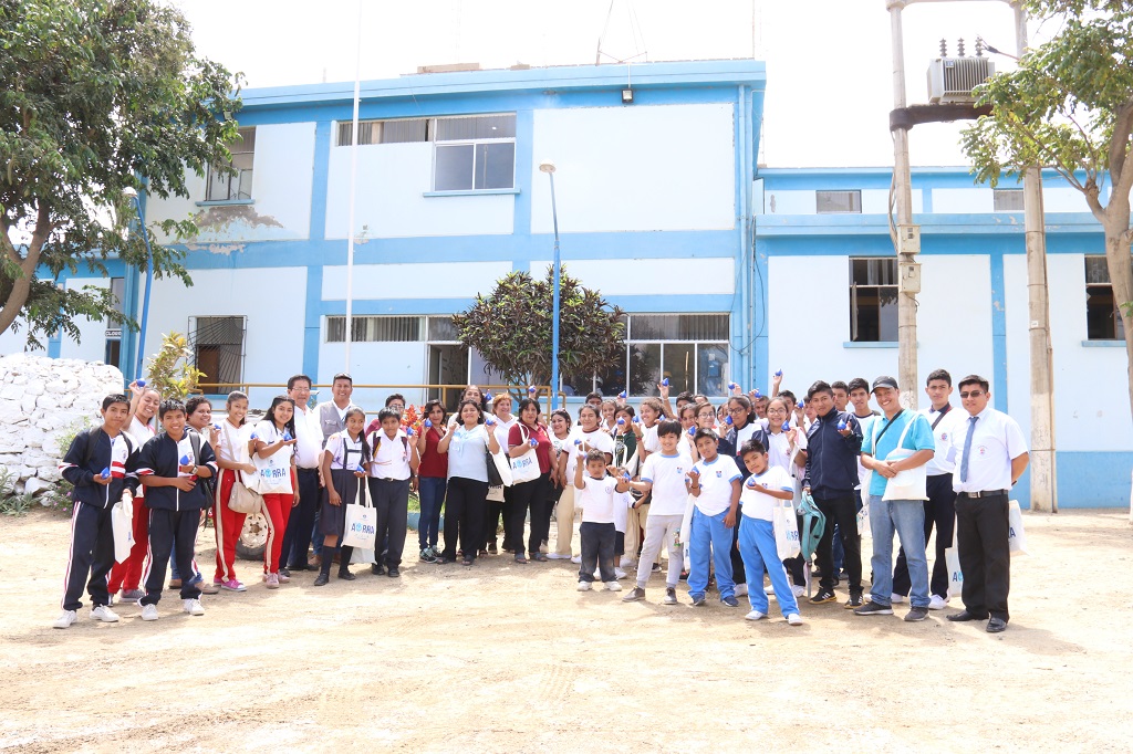 Paita: alumnos realizan visita a planta de tratamiento de agua potable El Arenal