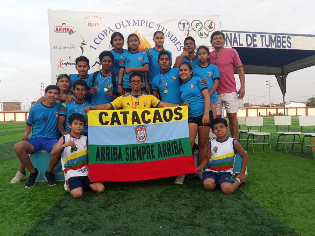 Atletas del distrito de Catacaos alzan con medallas en Tumbes