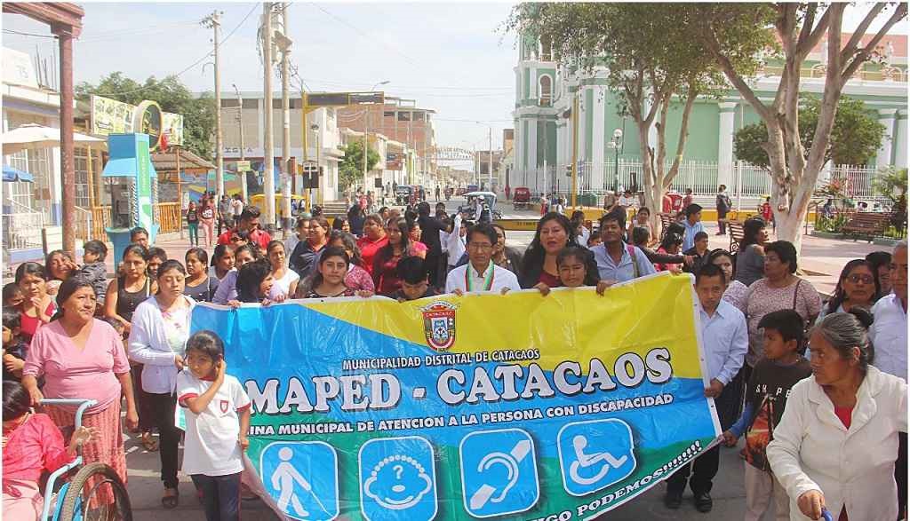 Conmemoran 'Día Nacional de Personas con Discapacidad' en Catacaos