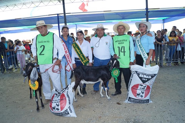 Potencialidades del ganado caprino resaltaron en Expo Feria de Comunidad de Cañas