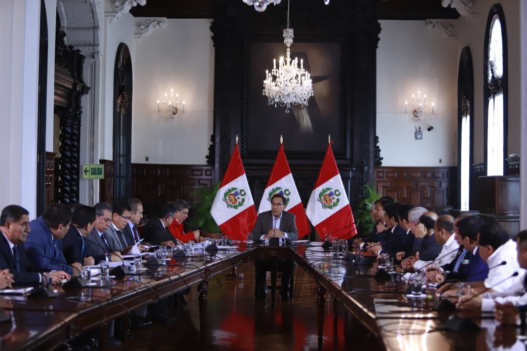 Presidente Martín Vizcarra y autoridades de Piura analizaron proyectos a ejecutarse