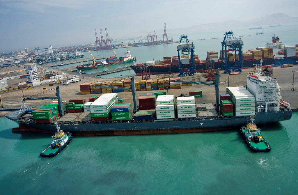 Exportaciones puerto maritimo