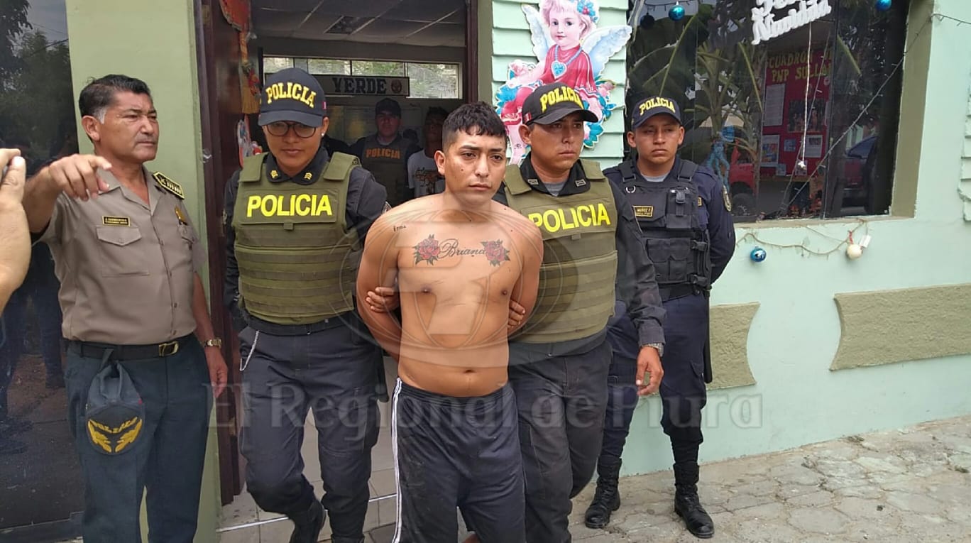 Sullana: capturan a presunto asesino de policía Luis Medina Troncoso