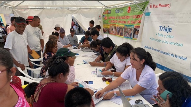 Actividad en distrito de Suyo de la provincia de Ayabaca