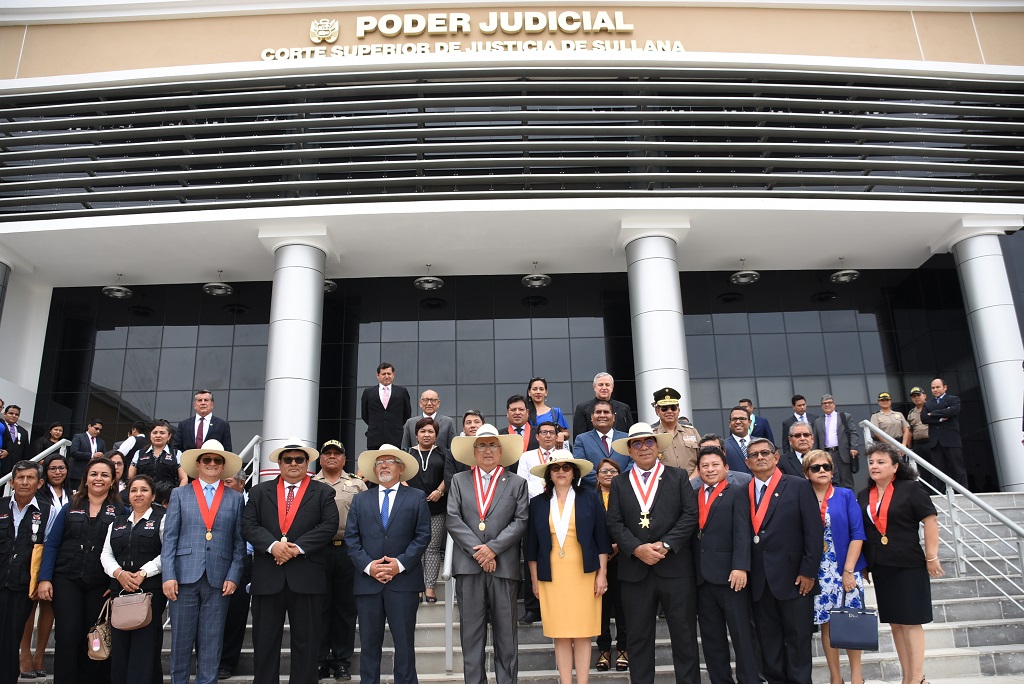 Inauguran flamante local del Poder Judicial en Sullana