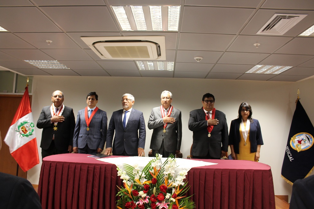 Edificio judicial se inaugura siendo presidente el Dr. Jorge Alva
