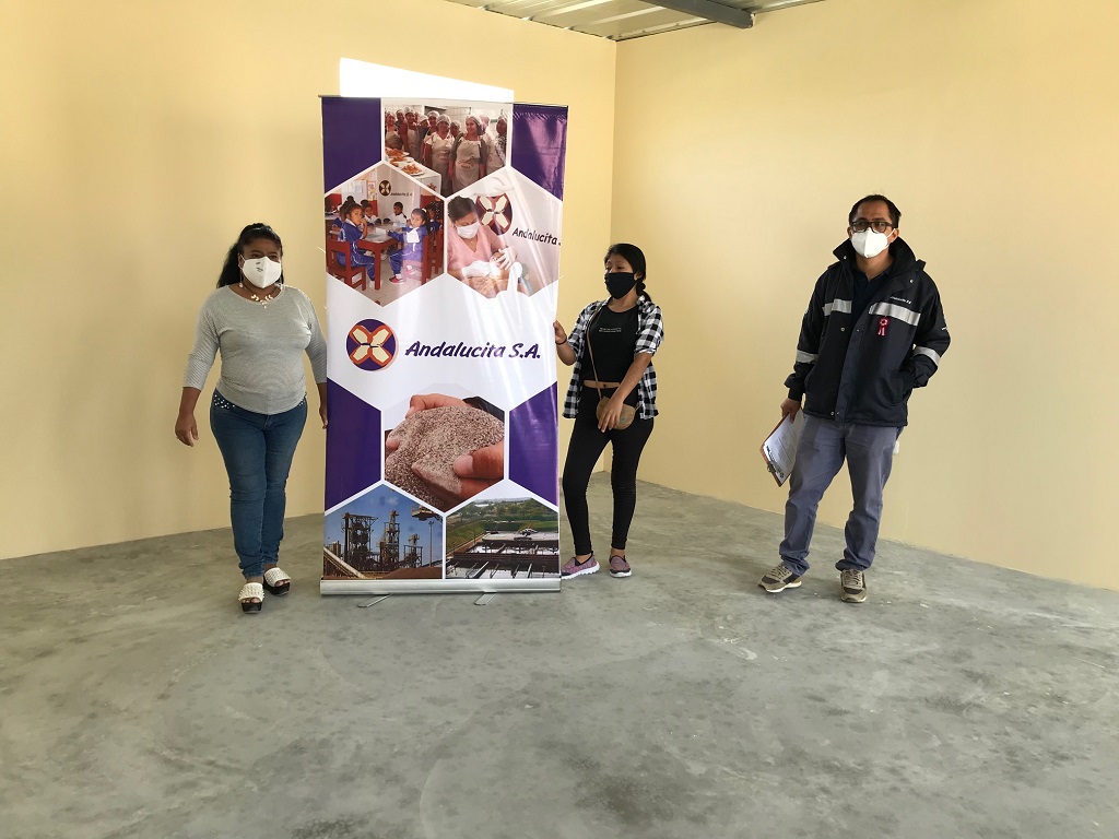Paita: empresa Andalucita entrega aula prefabricada a alumnos de colegio San Francisco