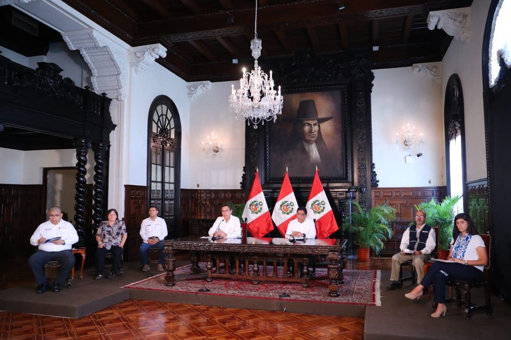 Conferencia de prensa del presidente de la República
