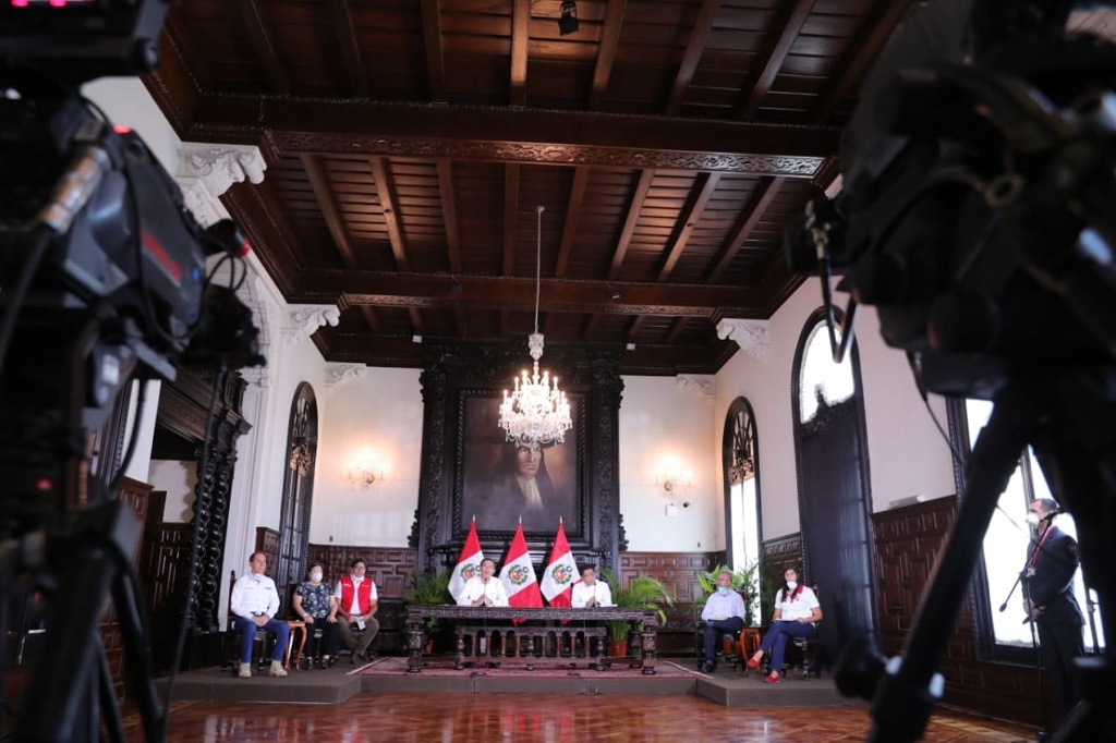 Casos de coronavirus en el país, fueron informados por presidente Vizcarra