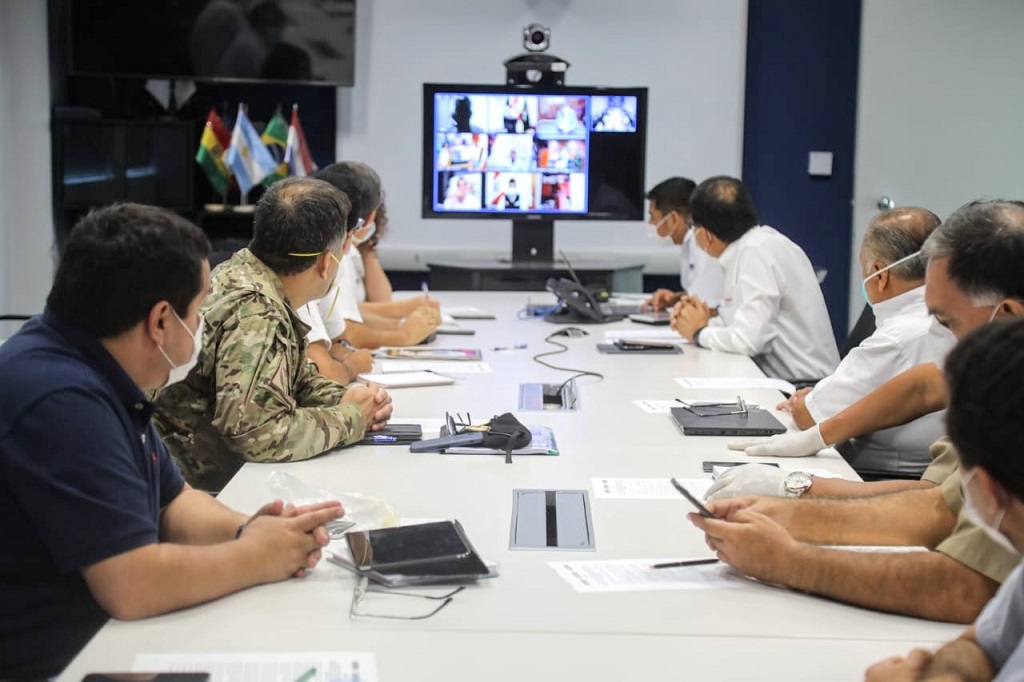 Video conferencia de ministro Jorge Montenegro