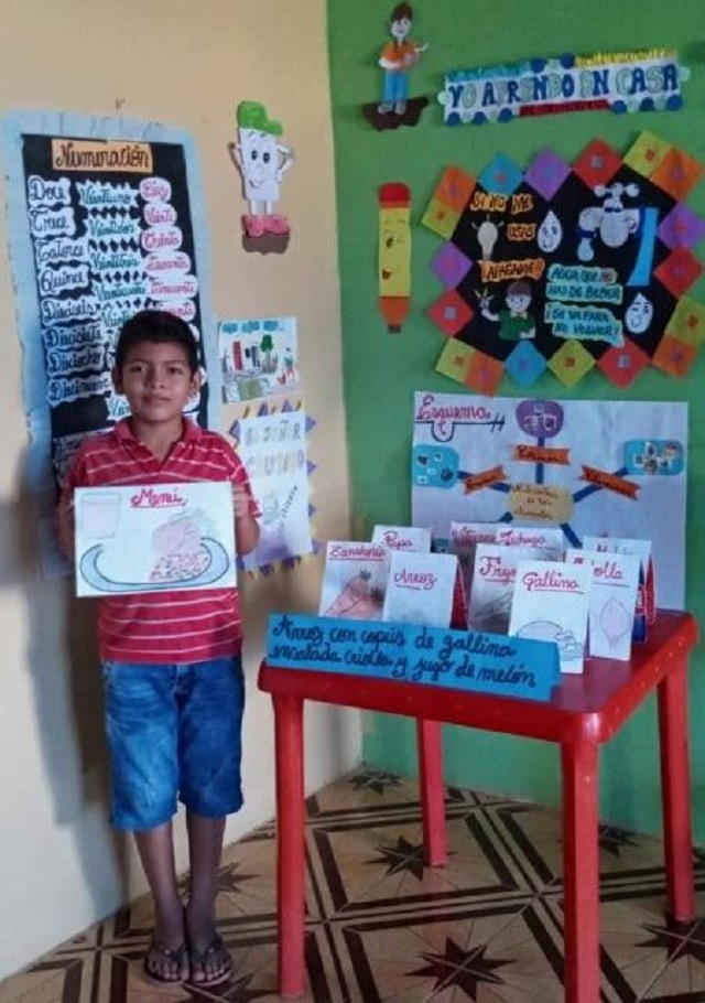 Un espacio en casa para llegar virtualmente a los alumnos