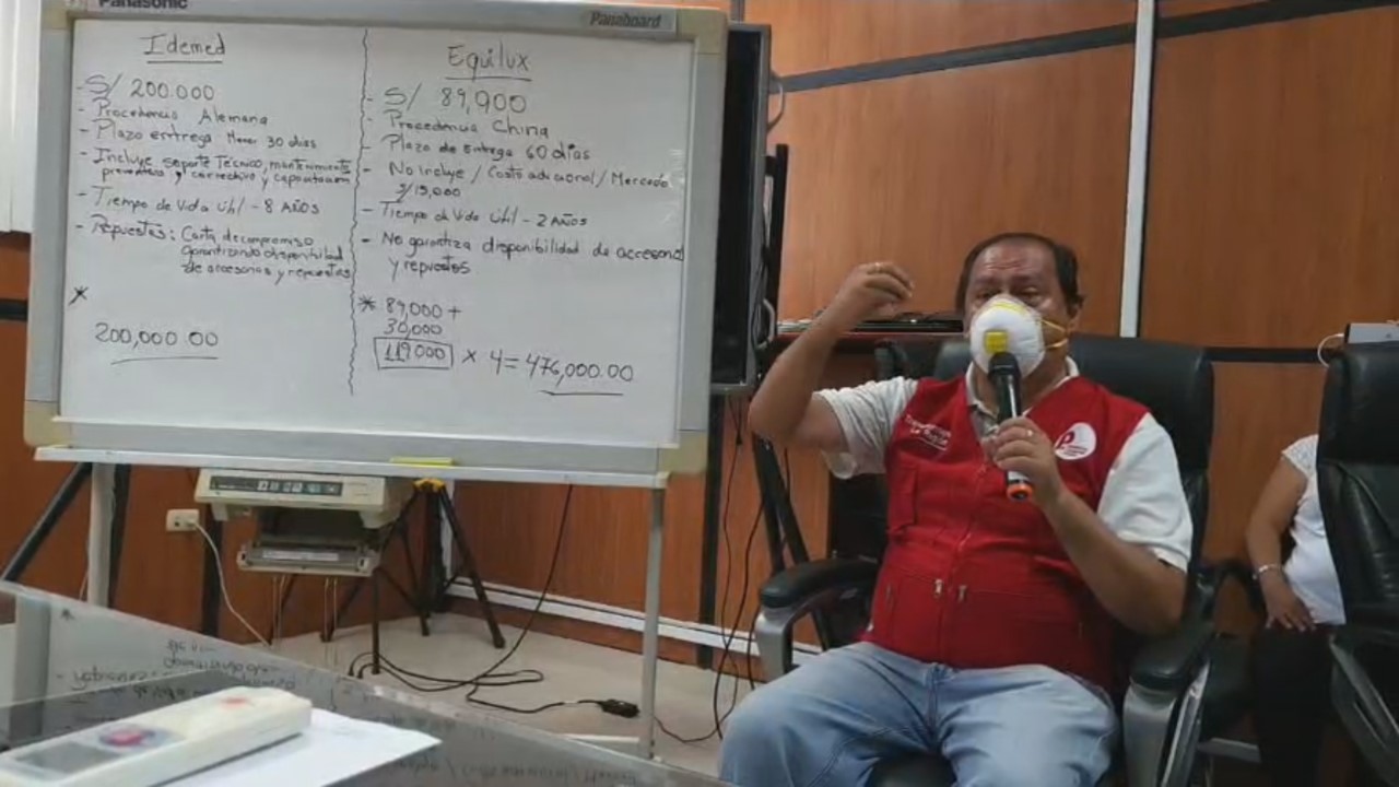 Juan Mejía sin ningún competencia en contrataciones pretende argumentar sobre compra de ventiladores