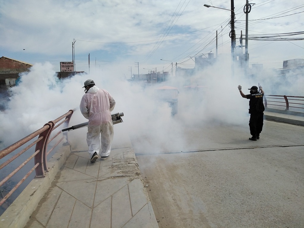 Talara: inician desinfección en mercados Central y Acapulco