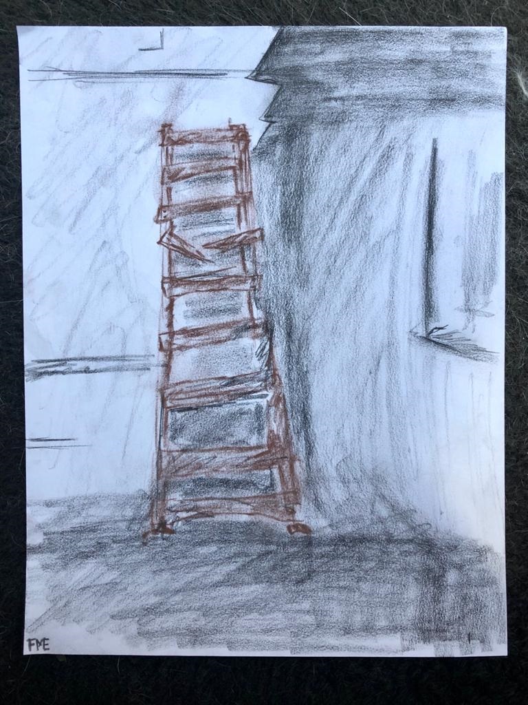 Escalera indefensa