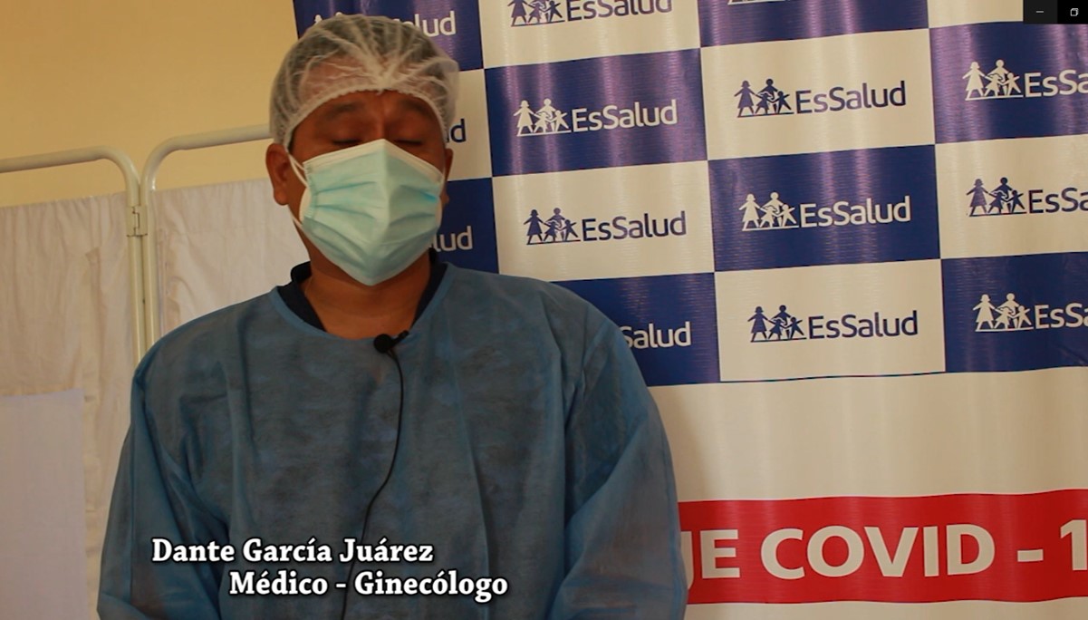 Dante García Juárez, ginecólogo de EsSalud