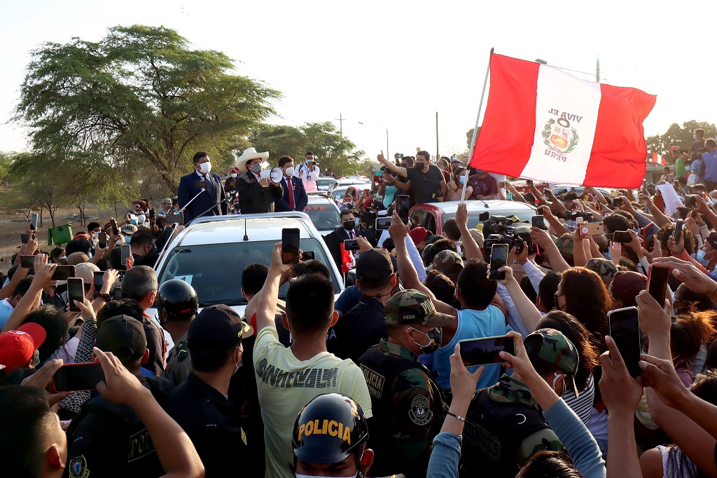 Presidente Castillo en Sullana 2
