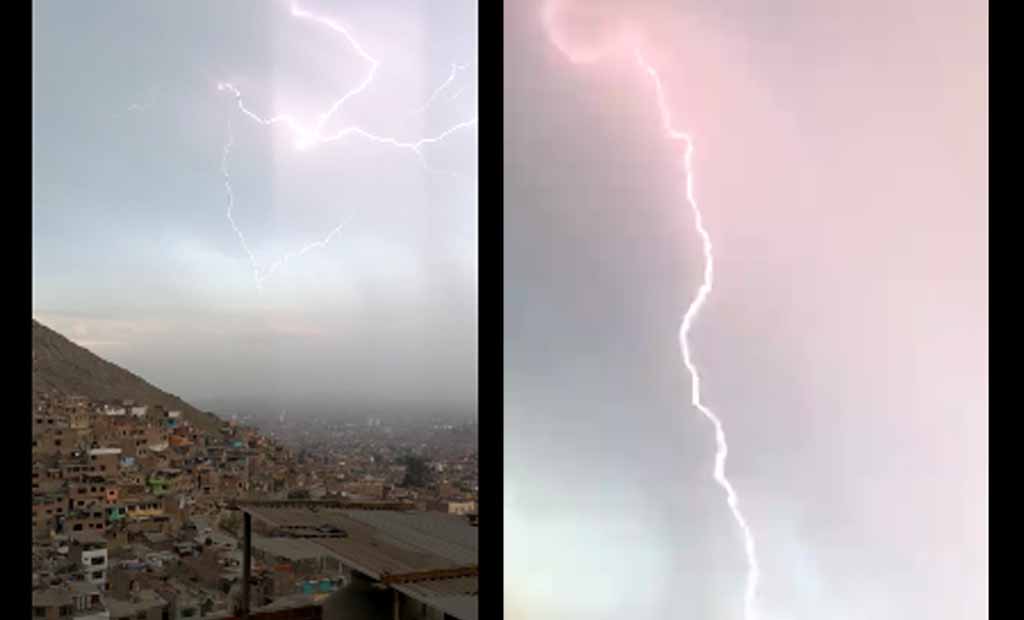 Tormenta De Relampagos Y Truenos Sorprende A Habitantes De Lima Y Callao