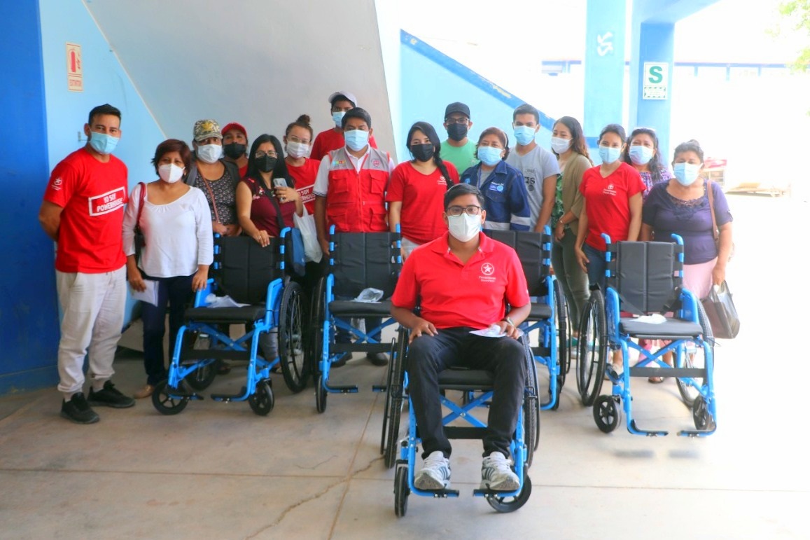 Donacion sillas de ruedas Paita 02