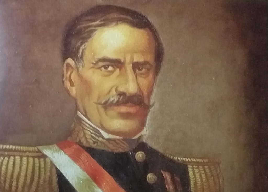Oleo del Mariscal Ramón Castilla en la Pinacoteca del Centro de Estudios Histórico Militares del Perú.