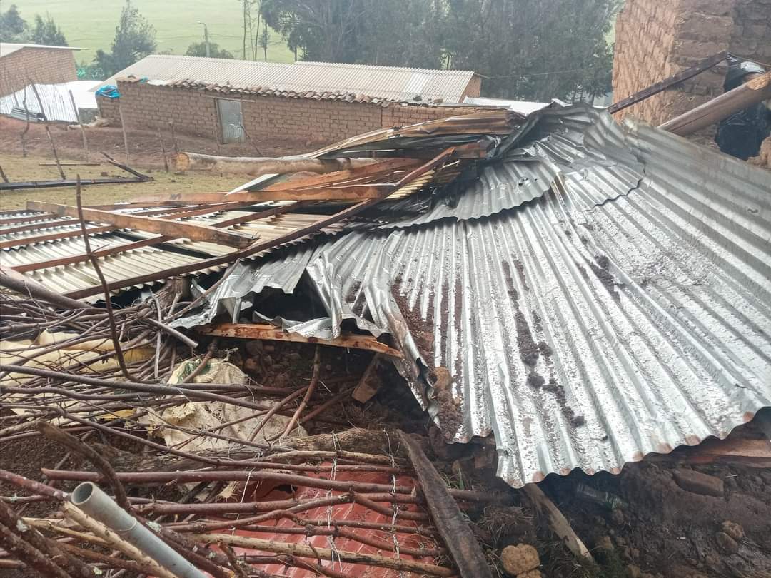 Vientos huracanados dejan sin techo a viviendas de Pechuquiz- Frías