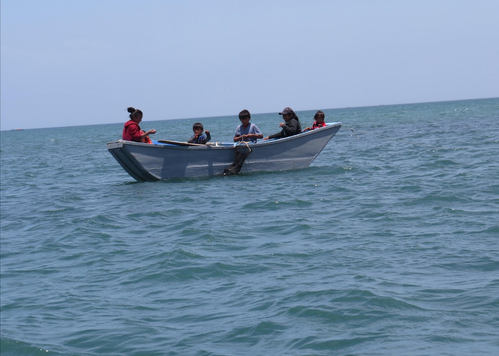 Mujeres emprendedoras de caleta Playa Blanca en Sechura