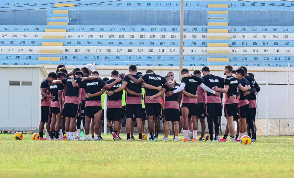 Plantel de Alianza Atlético de Sullana, entrena en el Estadio 'Campeones del 36' | Foto:  Twitter Alianza Atlético de Sullana. 