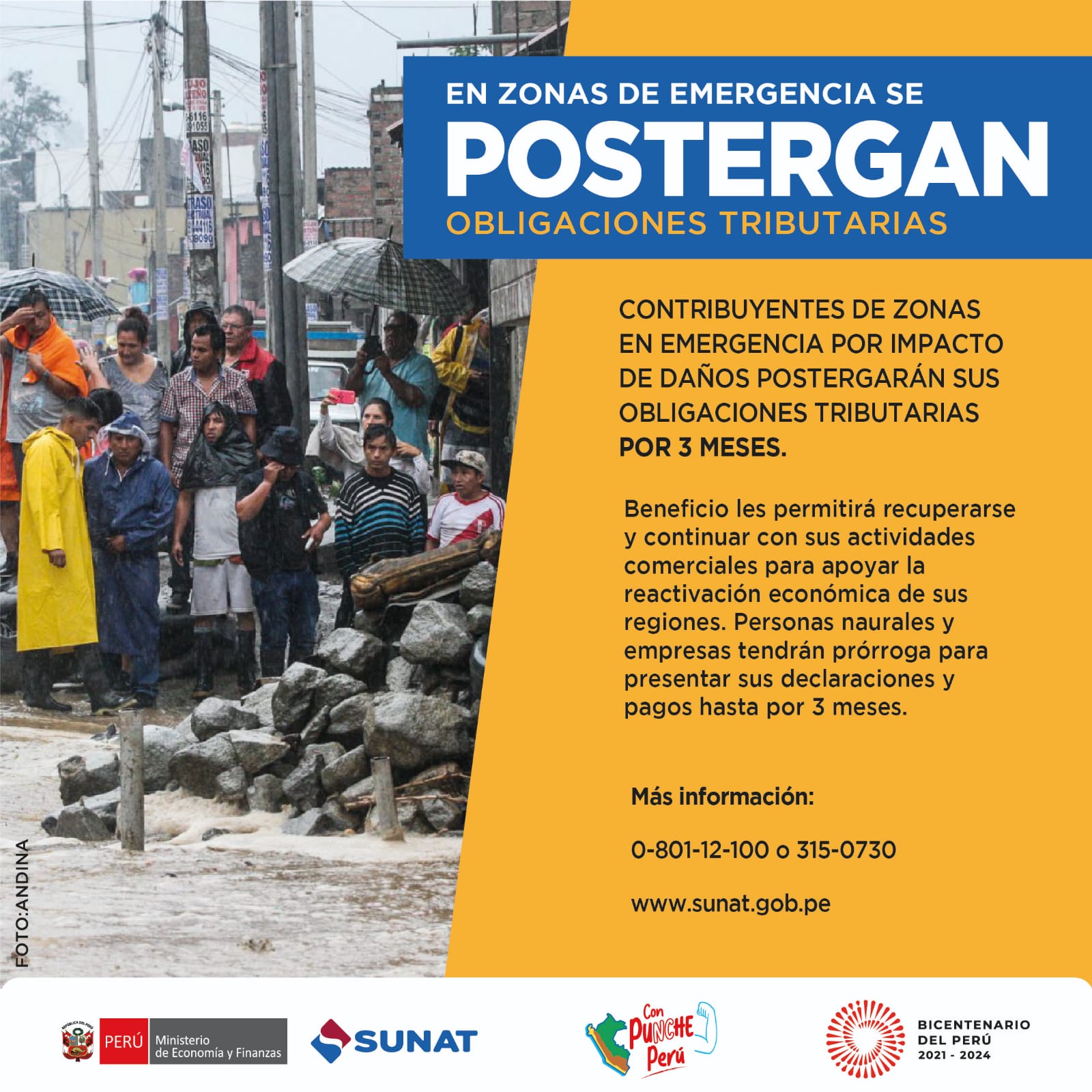 Postergacion pago