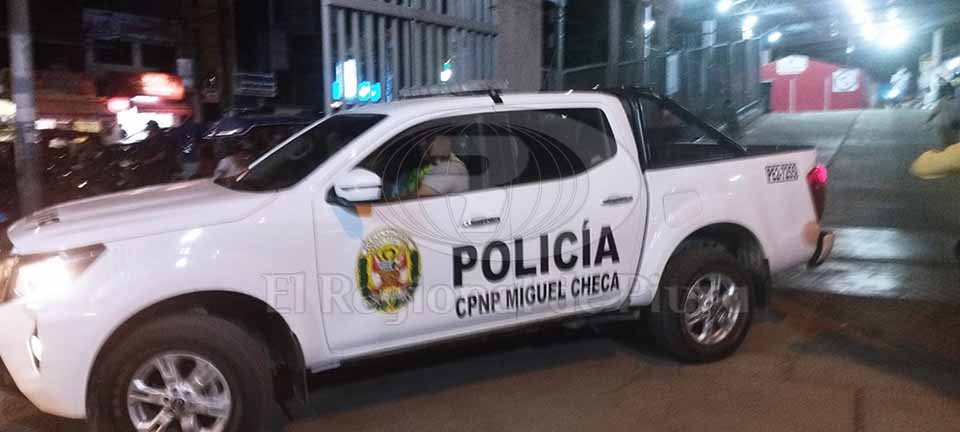 Camioneta traslada a herido