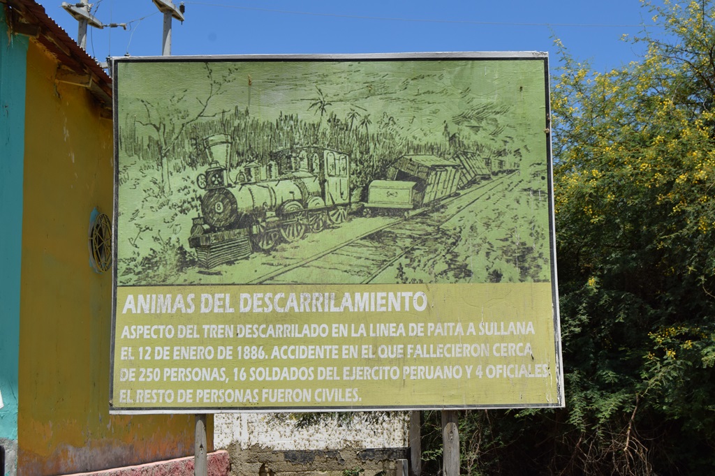Las animas del descarrilamiento del tren, recordada donde sucedió el hecho