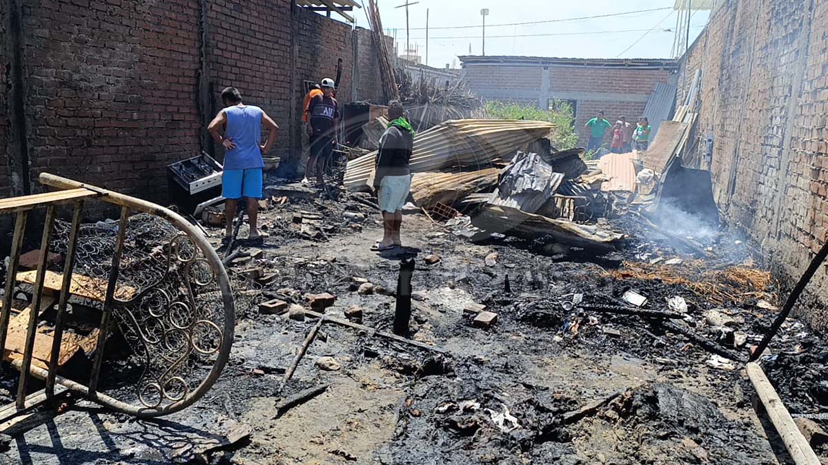 Sullana: incendio reduce a cenizas una vivienda en la urbanización ...