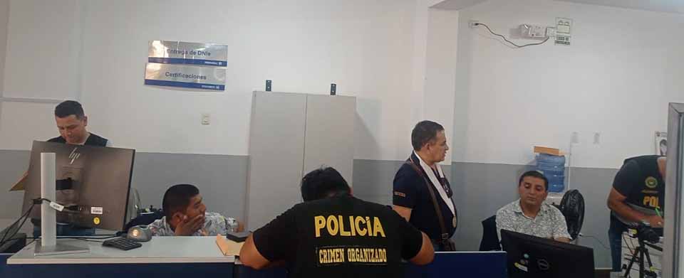 intervienen a registradores Reniec 1